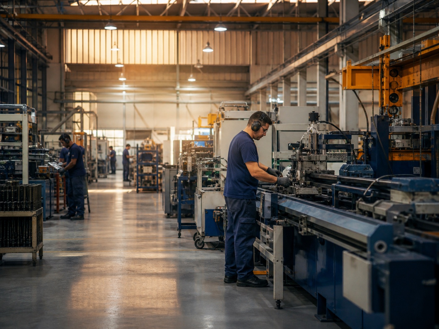 Operação representando indústrias e fabricantes